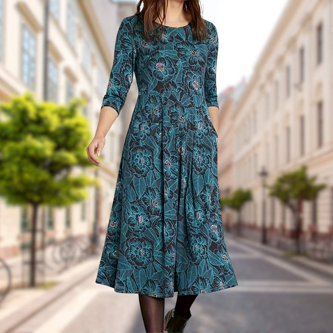 Brandi | Robe à manches longues grande taille