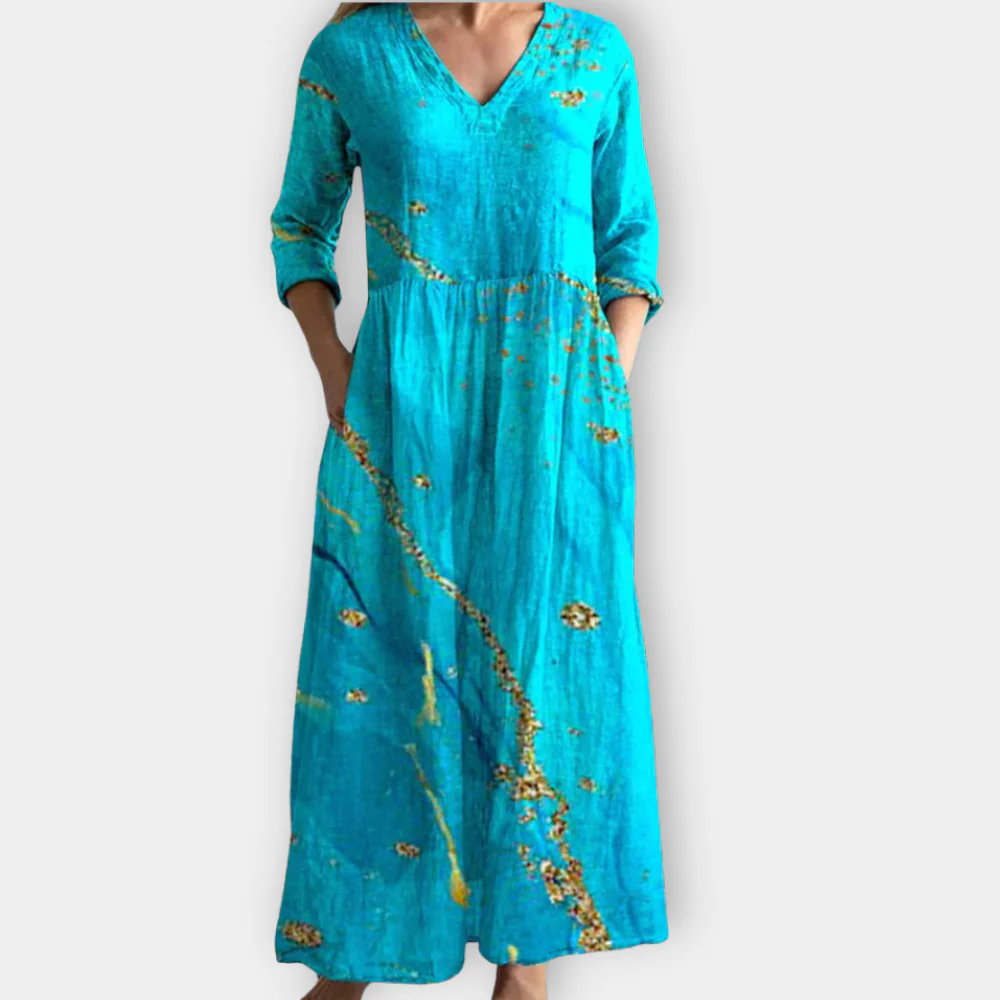 Lennox - Robe longue bohème chic et confortable