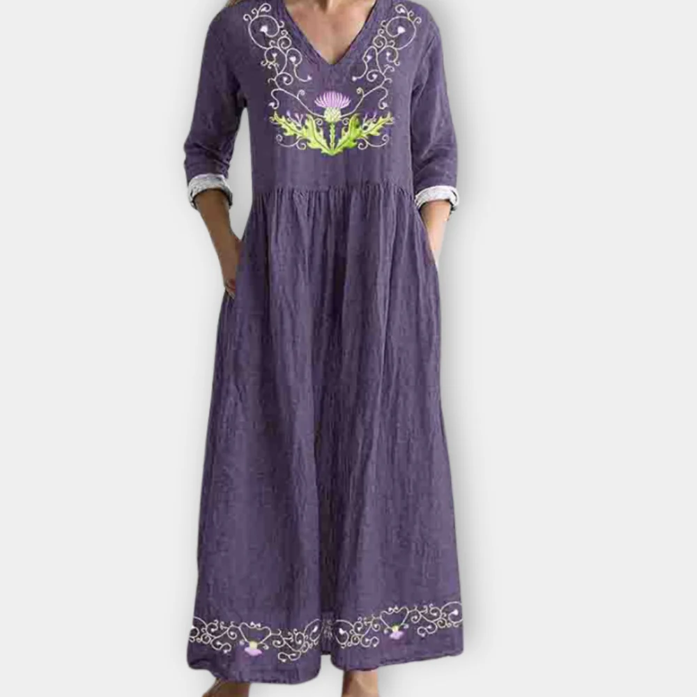Nerina - Robe longue Boho Breeze Vibe