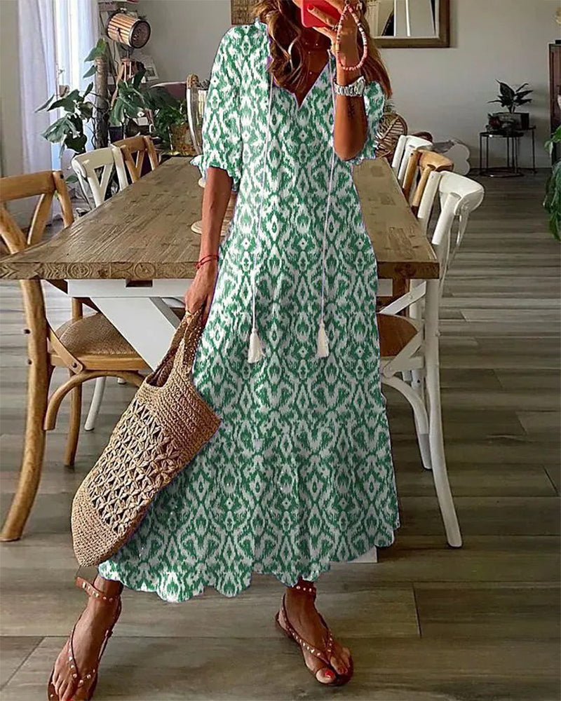 Dianna - Robe bohème couvrant le ventre 