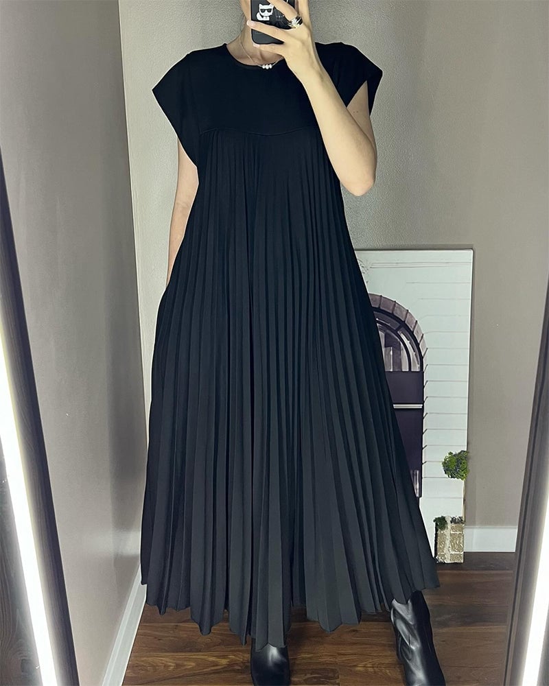 Sorrel - Robe longue plissée élégante