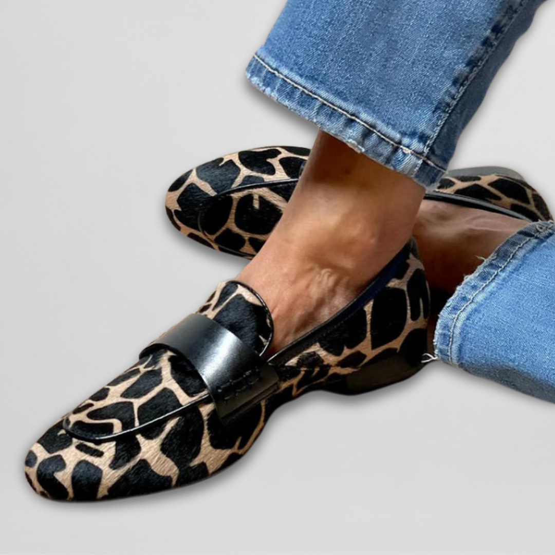 Solira™ | Animal Print Moccasins