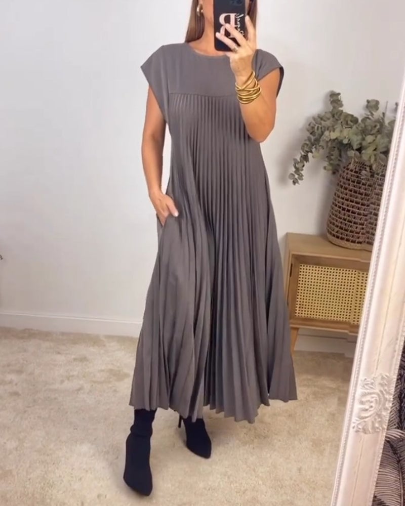Sorrel - Robe longue plissée élégante