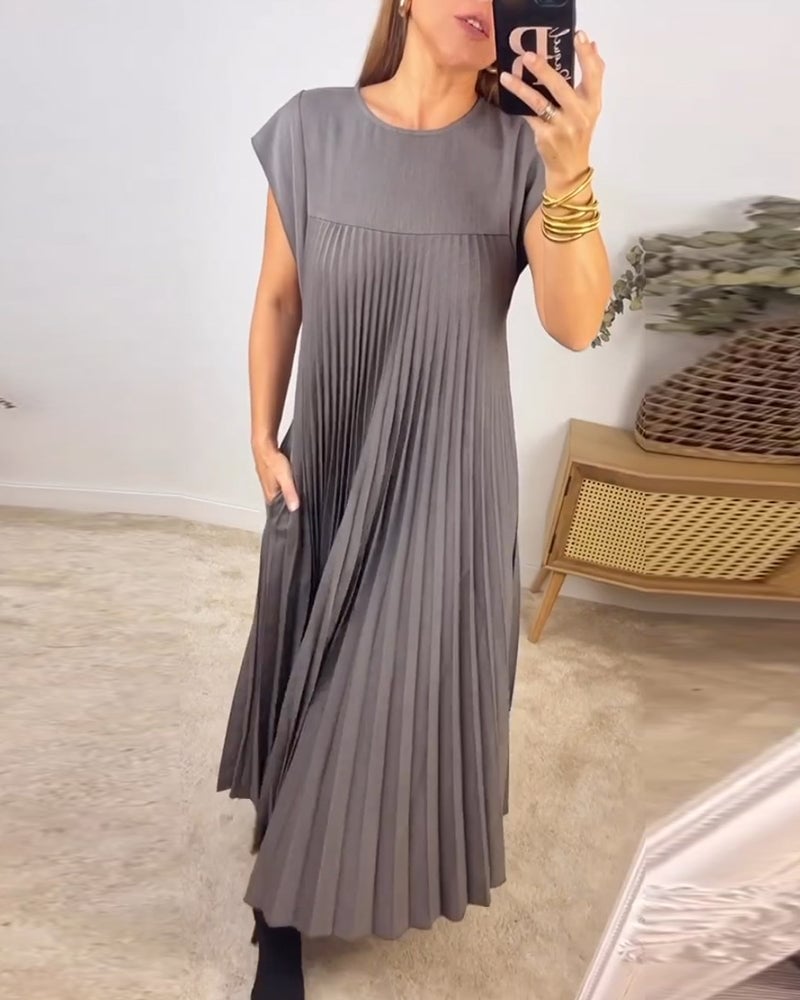Sorrel - Robe longue plissée élégante