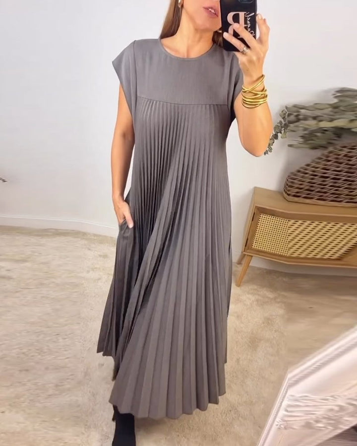 Sorrel - Robe longue plissée élégante