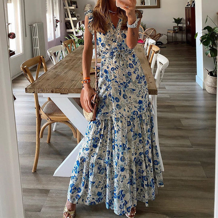 Dahlia™ - Robe longue fleurie