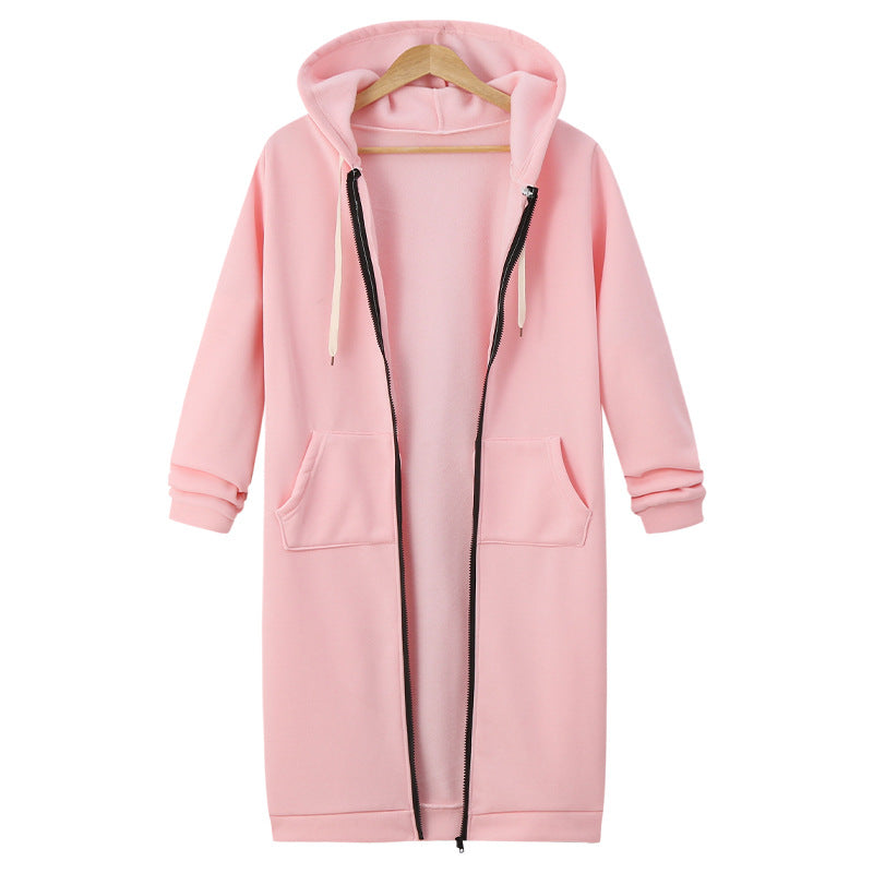 Fravelle™ | Casual Zip-Up Fleece Hoodie for Women