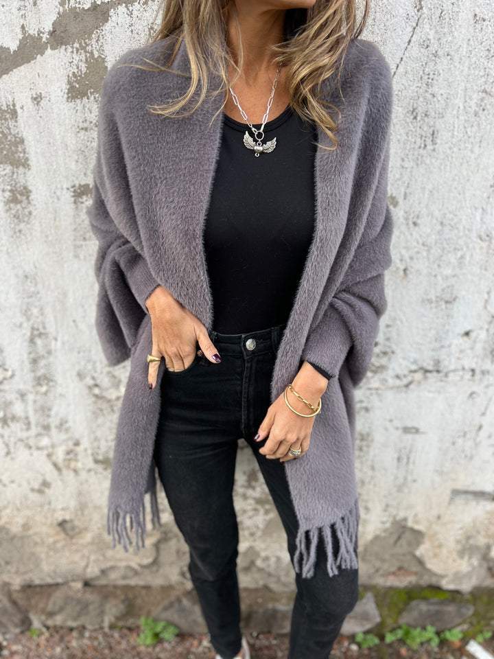 Helene™ | Long-Sleeved Coat with Tassels