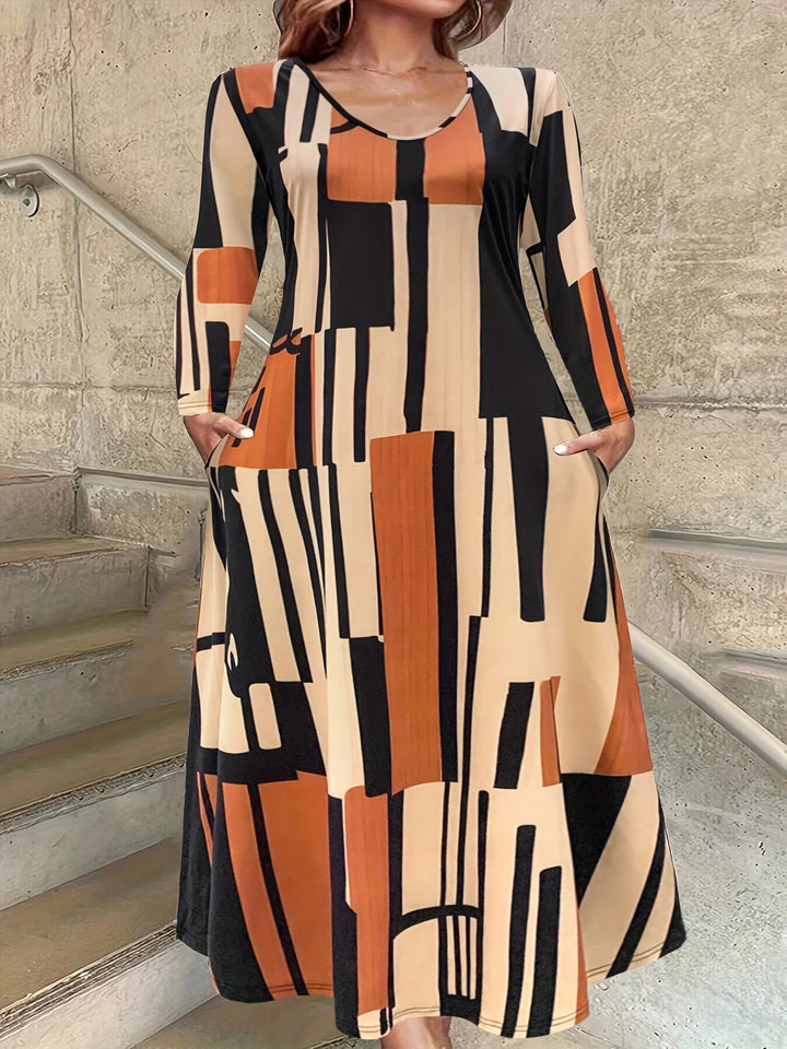 Zara | Robe à manches longues et poches grande taille