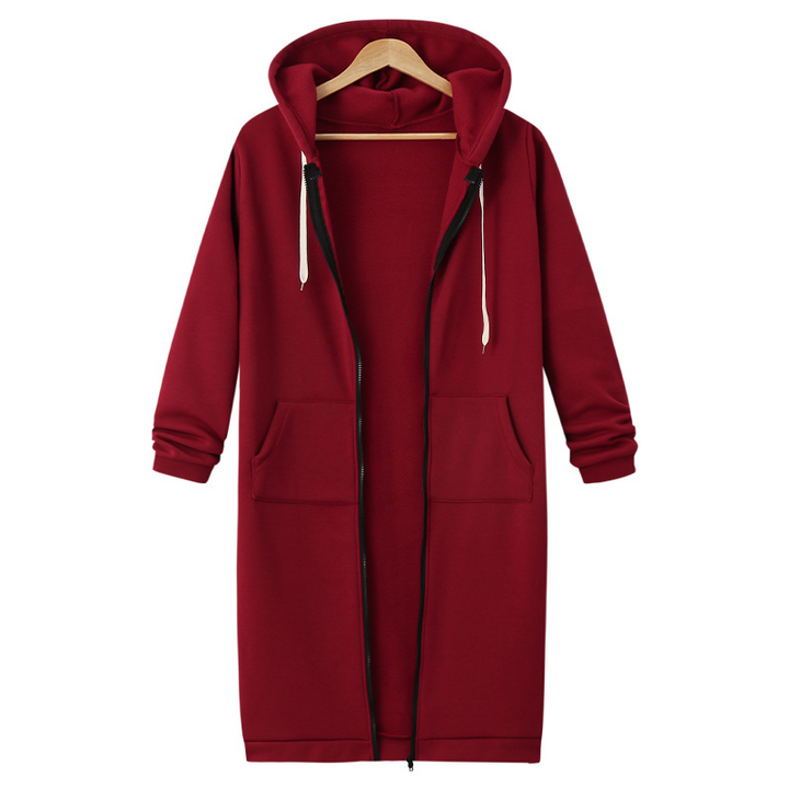 Fravelle™ | Casual Zip-Up Fleece Hoodie for Women
