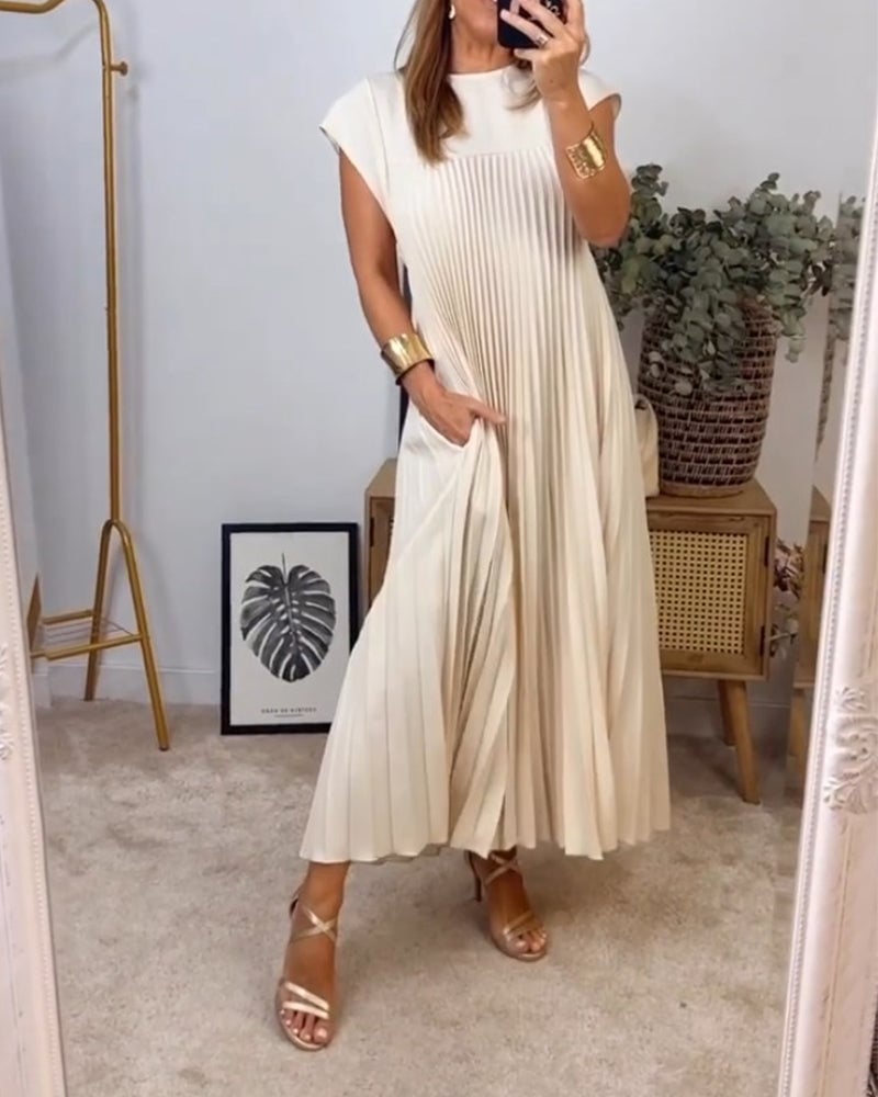 Sorrel - Robe longue plissée élégante