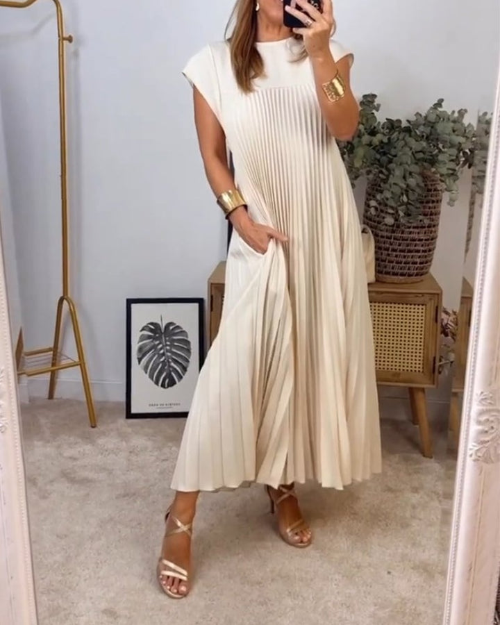 Sorrel - Robe longue plissée élégante