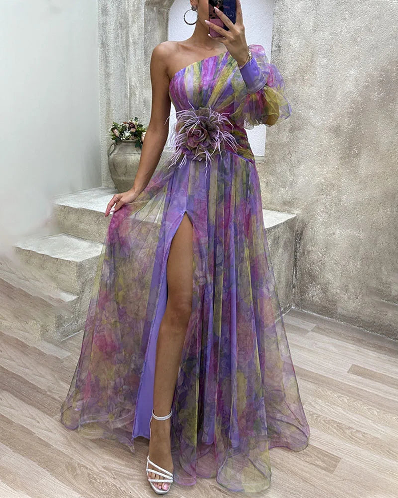 Amelia | Robe fendue élégante