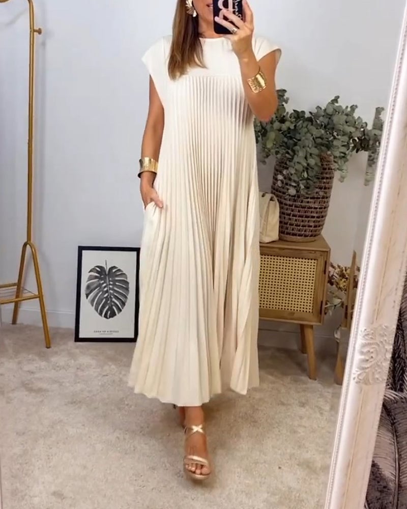 Sorrel - Robe longue plissée élégante