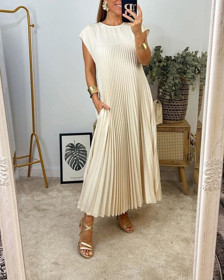 Sorrel - Robe longue plissée élégante