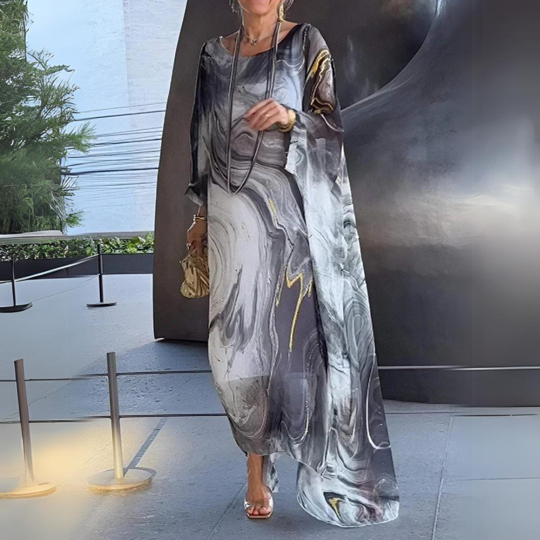 Laura™ - Charmante robe en mousseline de soie