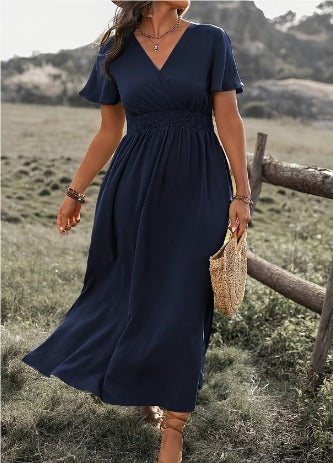 MARY™ - Robe d'été élégante à col en V
