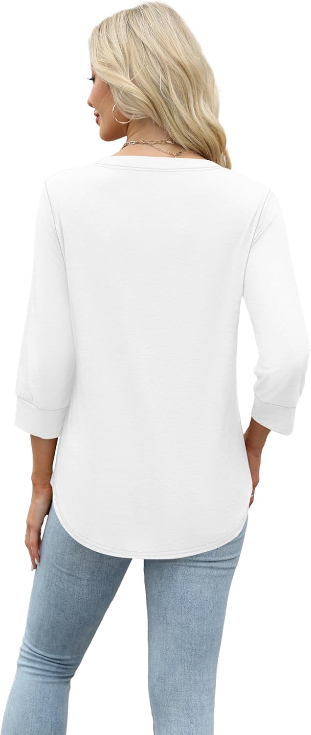 Selvaya™ | Summer 3/4 Sleeve Blouse