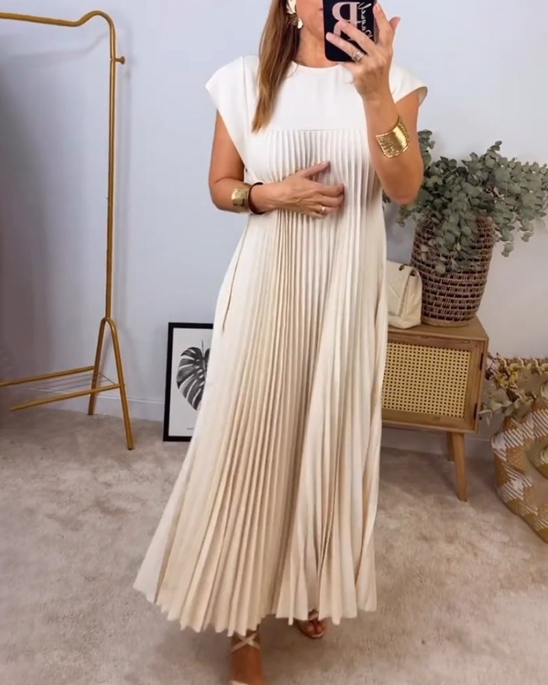 Sorrel - Robe longue plissée élégante