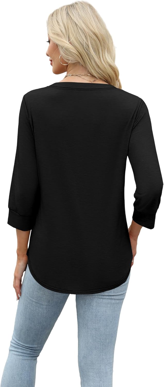 Selvaya™ | Summer 3/4 Sleeve Blouse