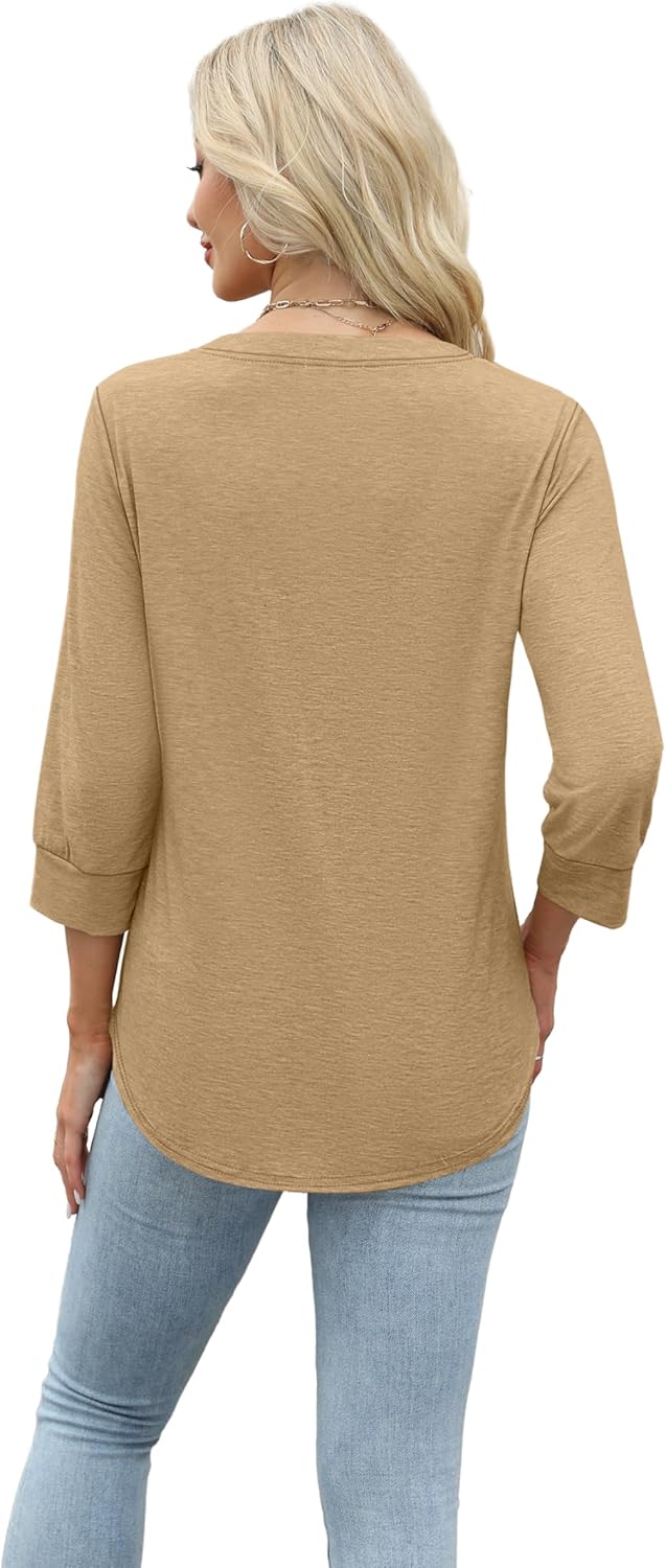 Selvaya™ | Summer 3/4 Sleeve Blouse