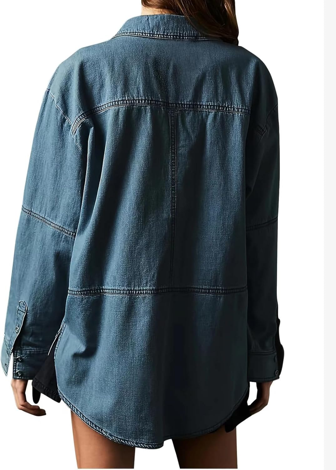 Elviera™ | Casual Denim Pullover Top