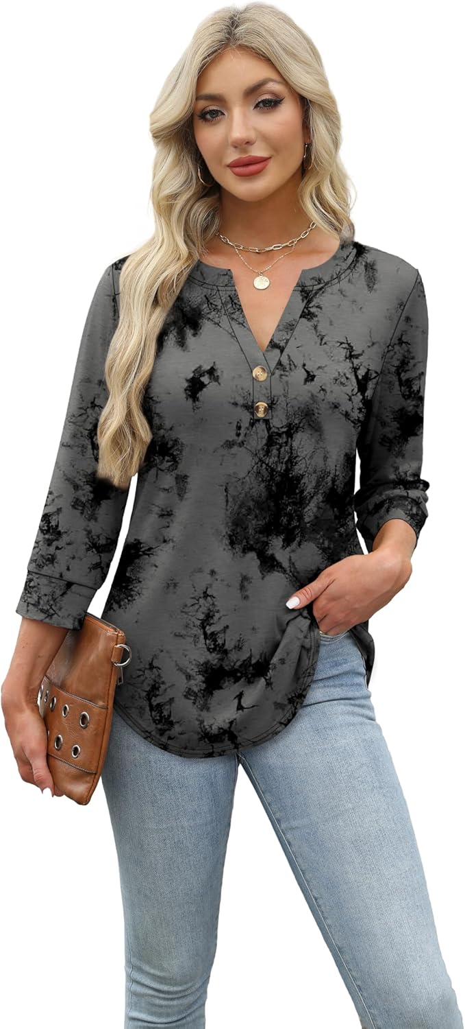 Selvaya™ | Summer 3/4 Sleeve Blouse