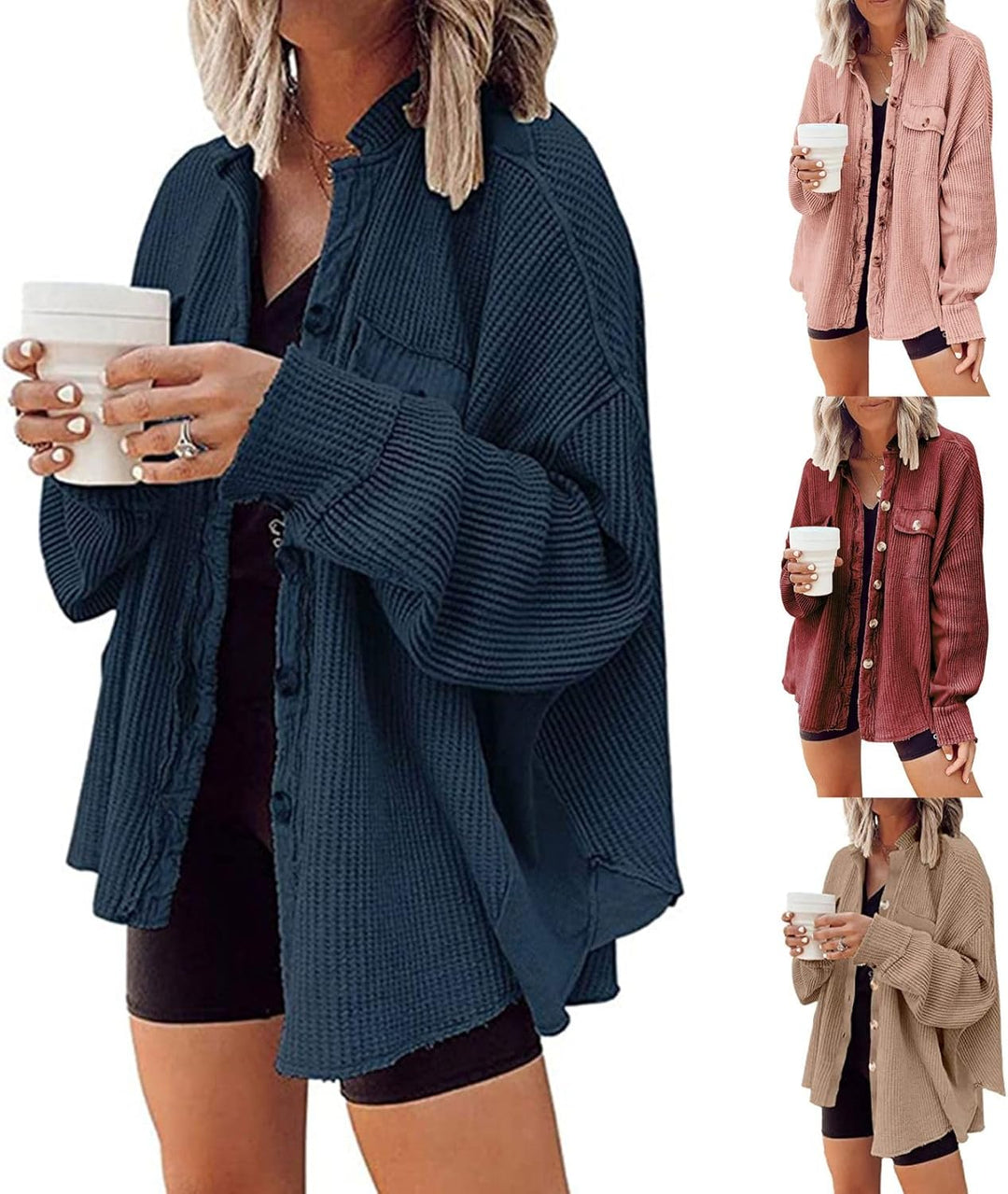 Veyra™ | Veste décontractée surdimensionnée pour femme