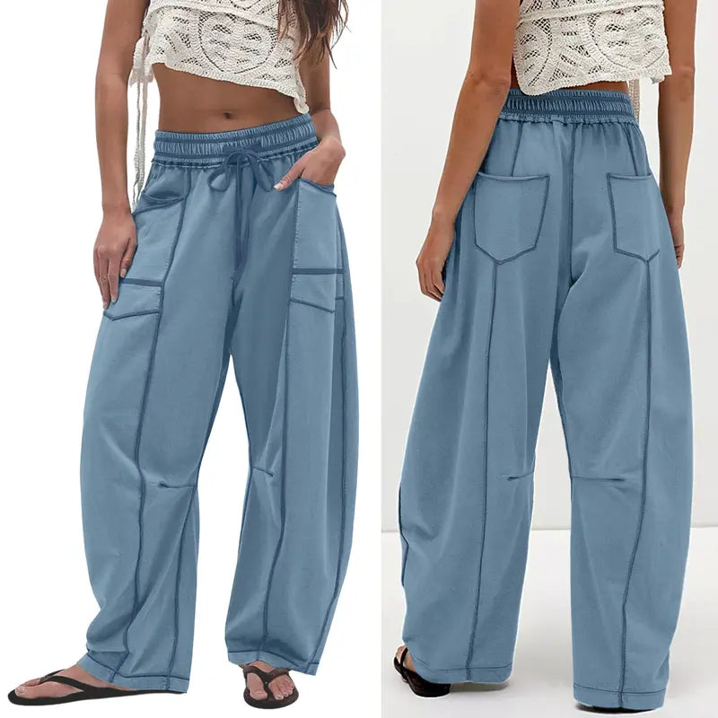 Orlaina™ | Pantalon large coupe décontractée