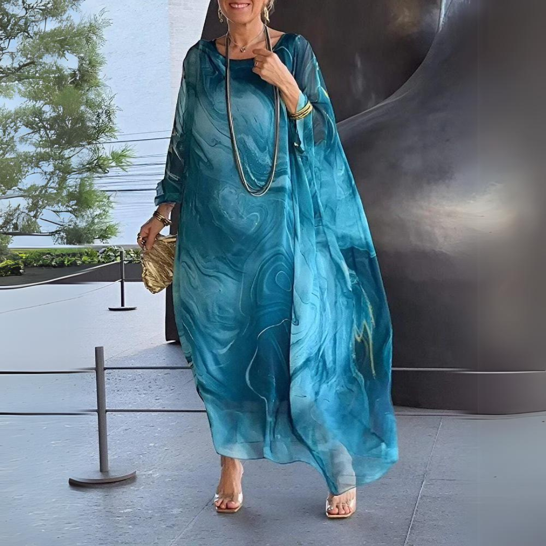 Laura™ - Charmante robe en mousseline de soie