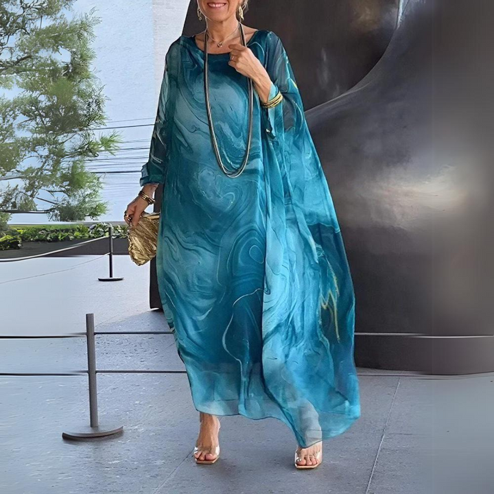 Laura™ - Charmante robe en mousseline de soie