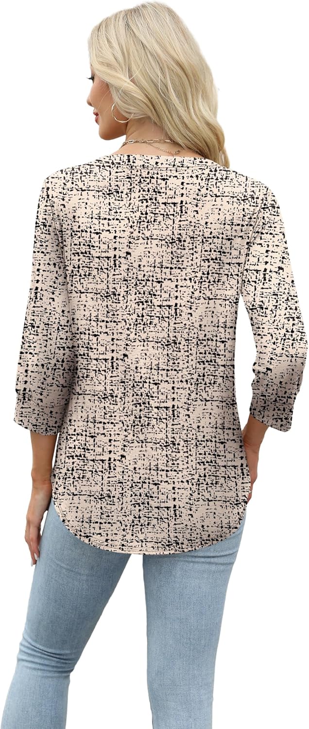Selvaya™ | Summer 3/4 Sleeve Blouse