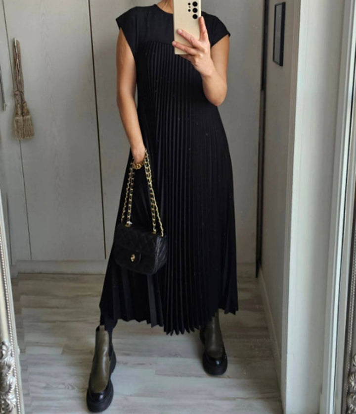 Sorrel - Robe longue plissée élégante