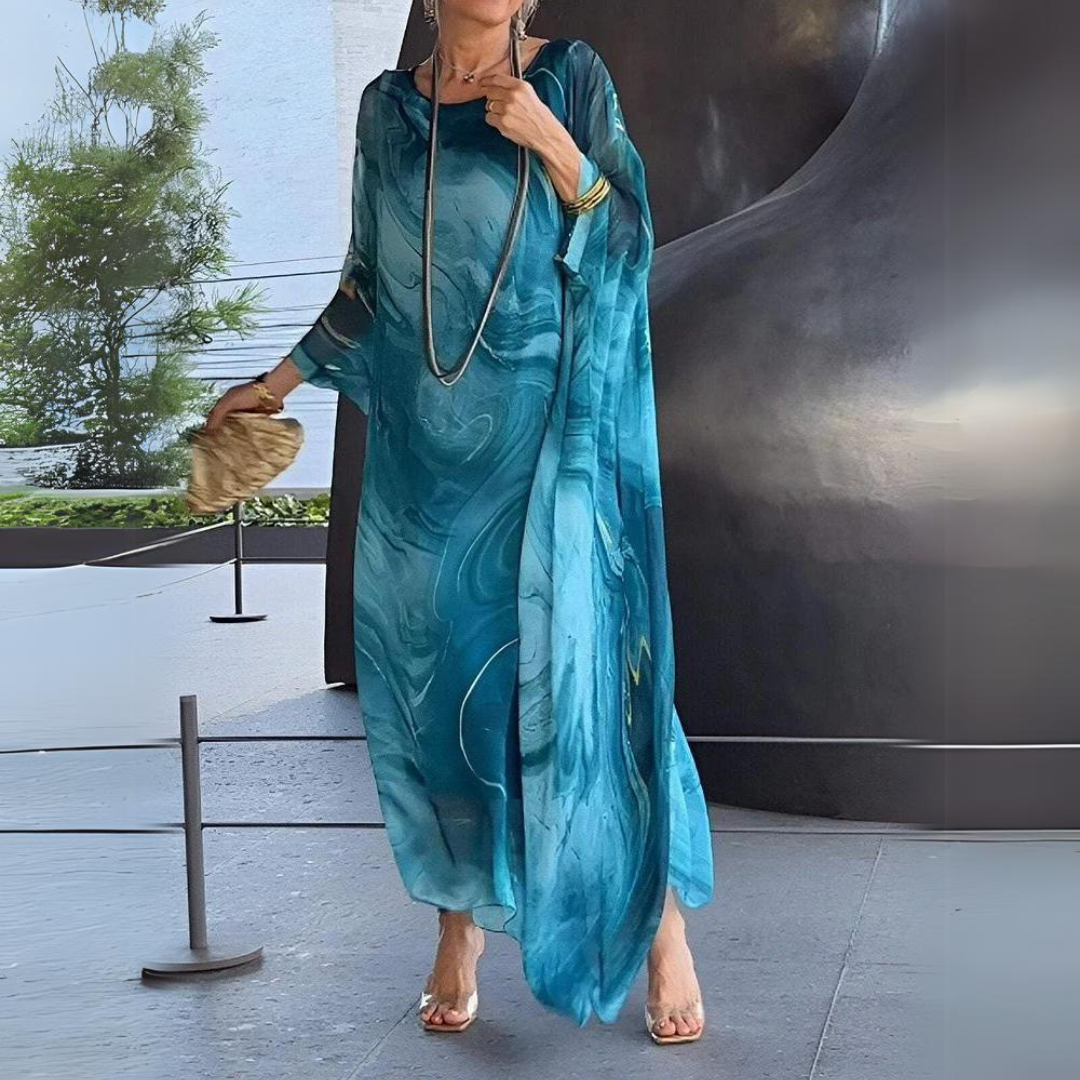 Laura™ - Charmante robe en mousseline de soie