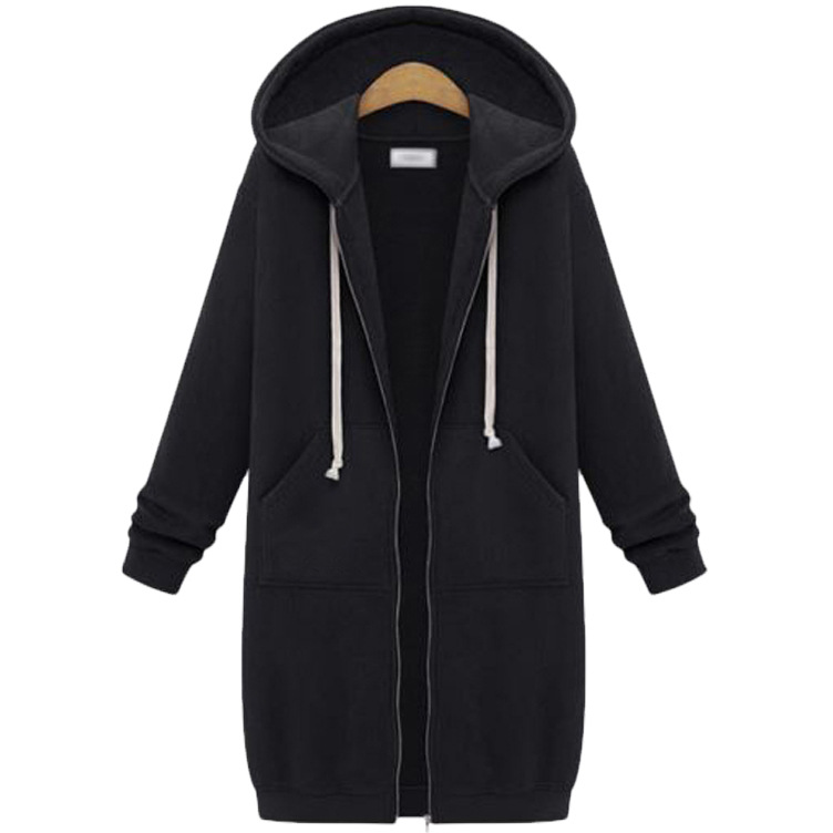 Fravelle™ | Casual Zip-Up Fleece Hoodie for Women