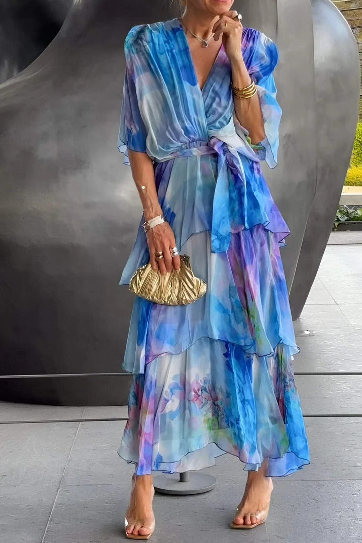Karen - Robe en mousseline chic