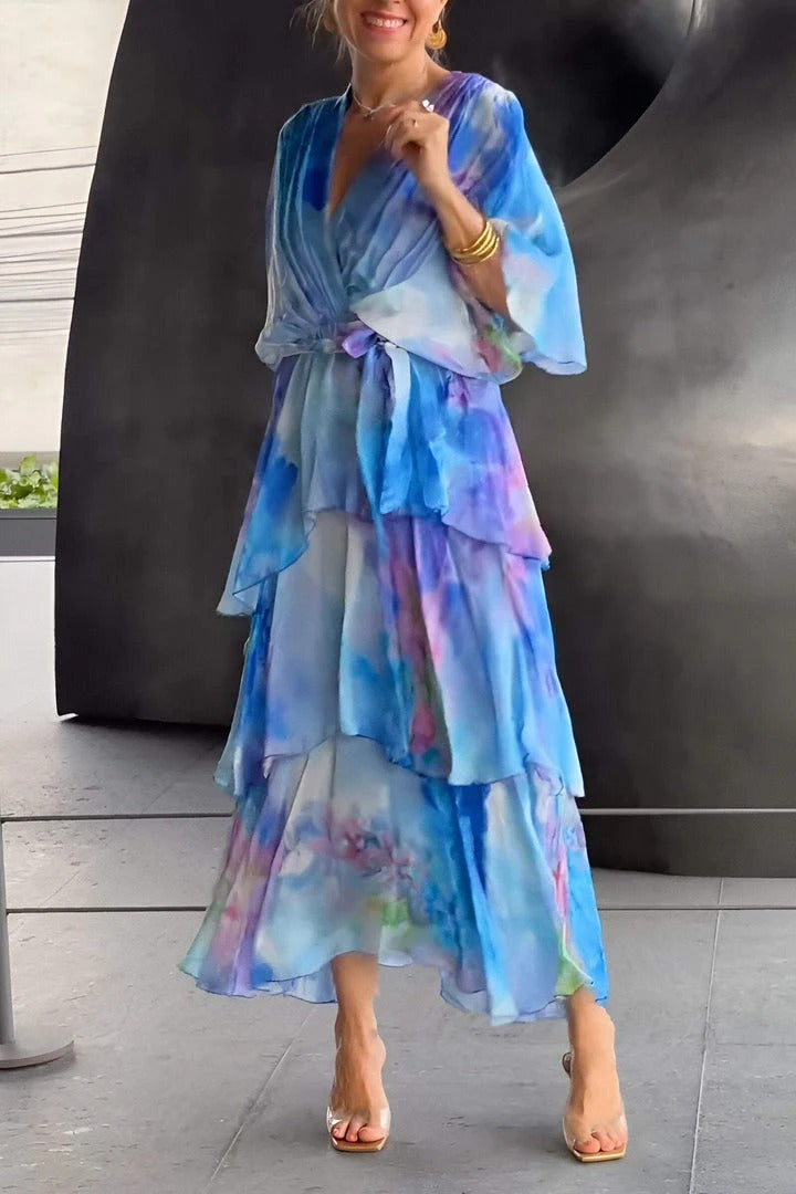 Karen - Robe en mousseline chic