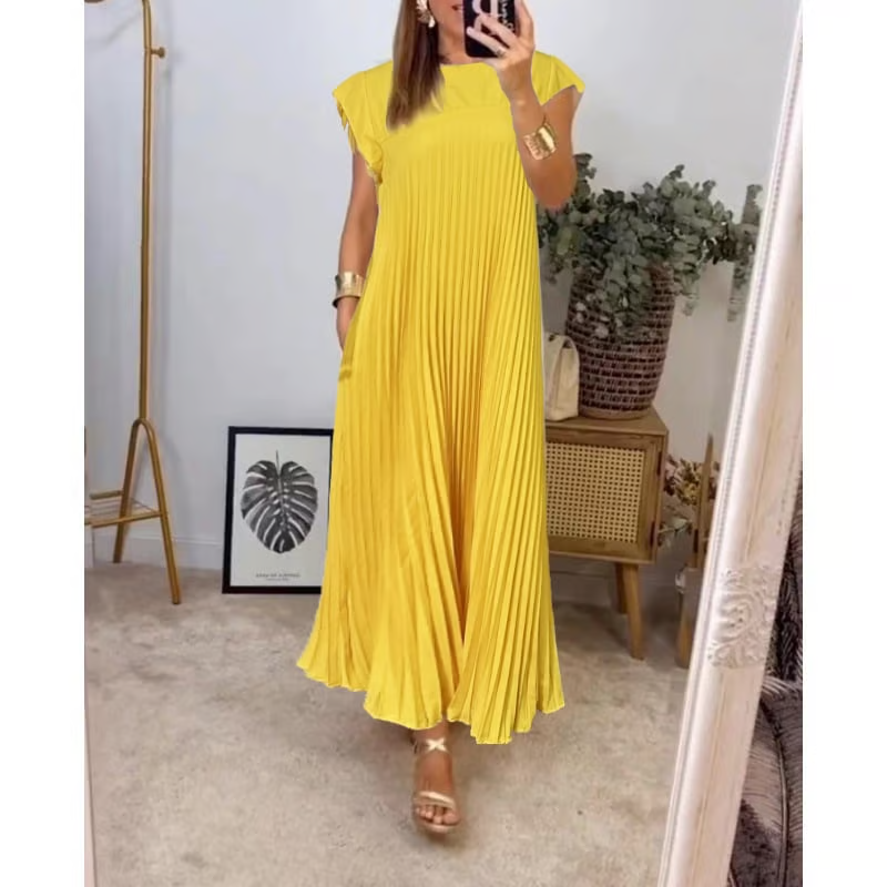 Sorrel - Robe longue plissée élégante