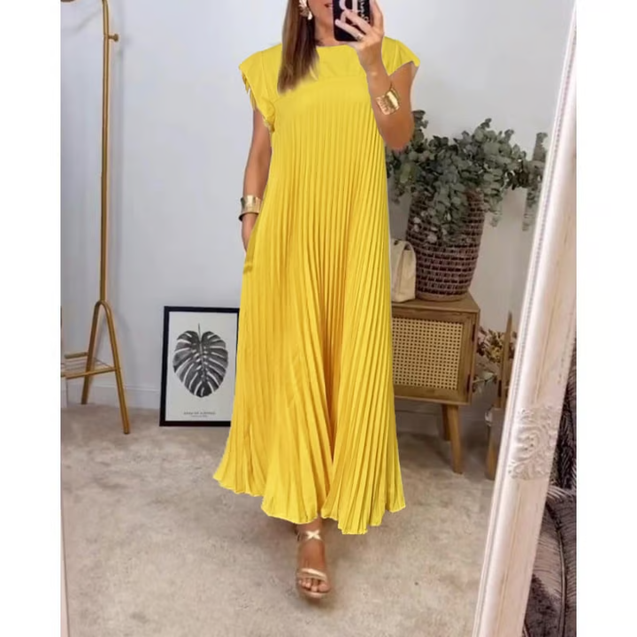 Sorrel - Robe longue plissée élégante
