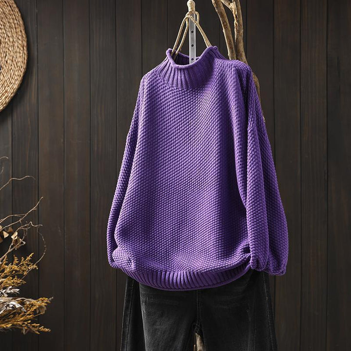 Kim™ - Pull en tricot gaufré
