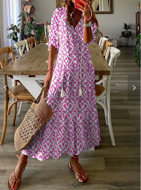Florince™ - Robe longue style bohème 
