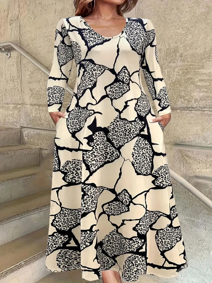 Zara | Robe à manches longues et poches grande taille