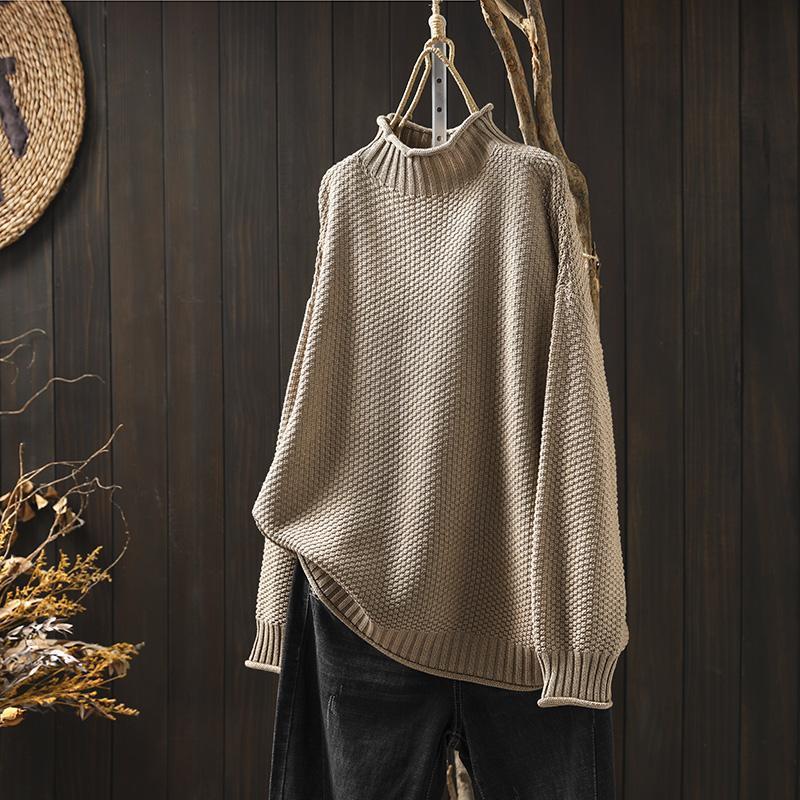 Kim™ - Pull en tricot gaufré