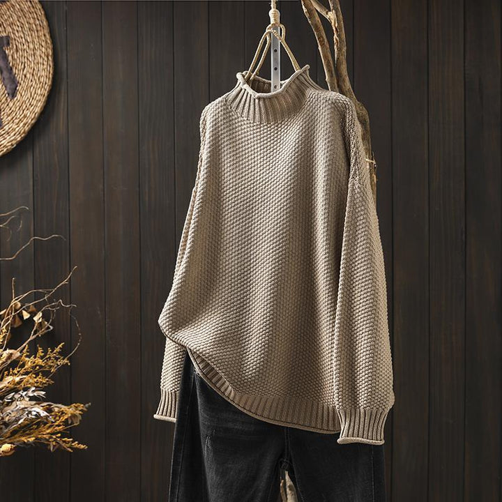 Kim™ - Pull en tricot gaufré