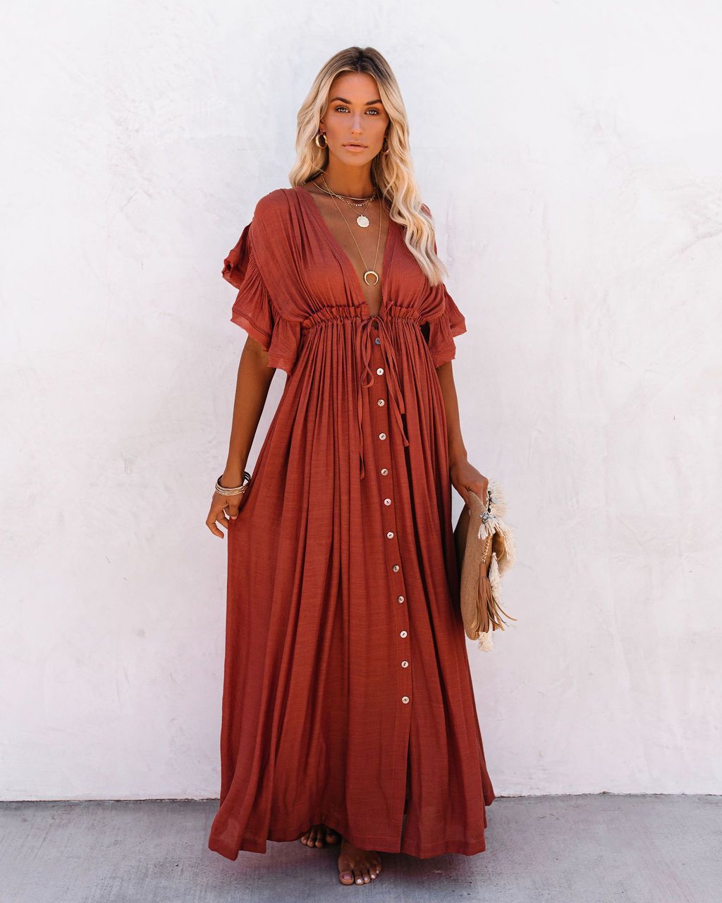 Coleen™ - Robe longue aérée