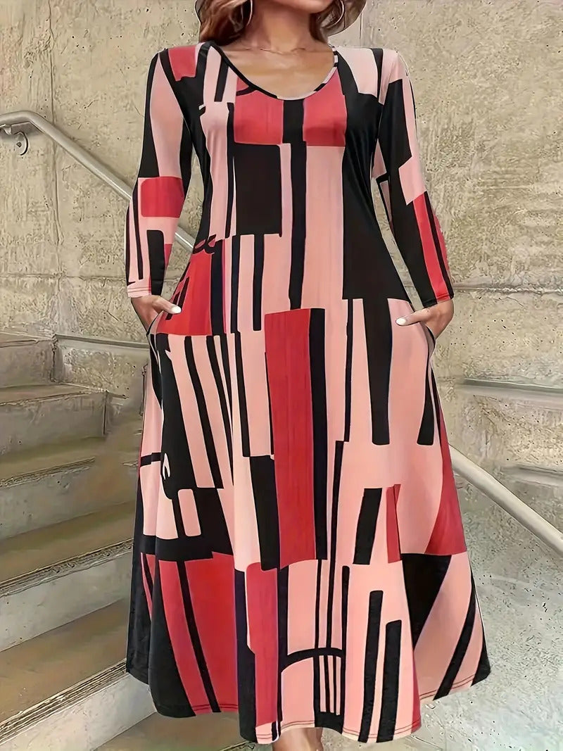 Zara | Robe à manches longues et poches grande taille