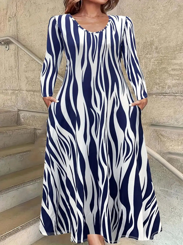 Zara | Robe à manches longues et poches grande taille