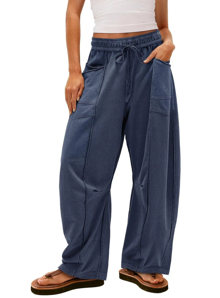 Orlaina™ | Pantalon large coupe décontractée