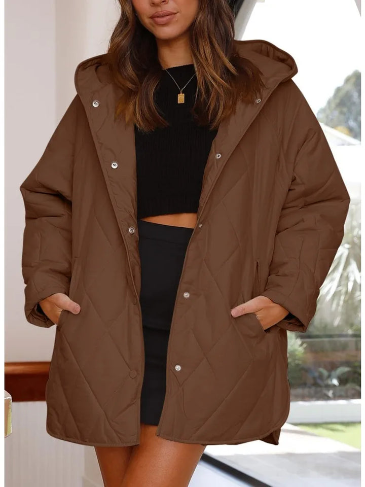 Corvaya™ | Oversized Hooded Winter Coat