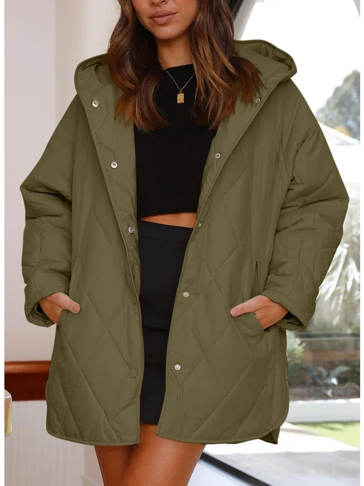 Corvaya™ | Oversized Hooded Winter Coat